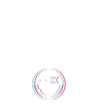 Smile glitch neon tiktok style model alb pe tricou