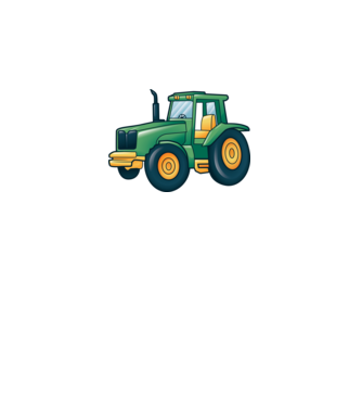 Desen Tractor model nisipiu pe tricou