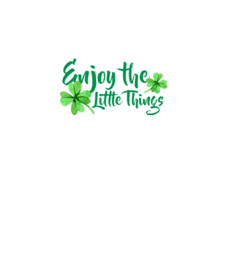Enjoy the little things model turcoaz pe tricou