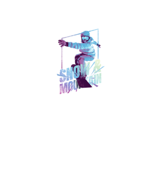 All I need is Snowboard model negru pe tricou
