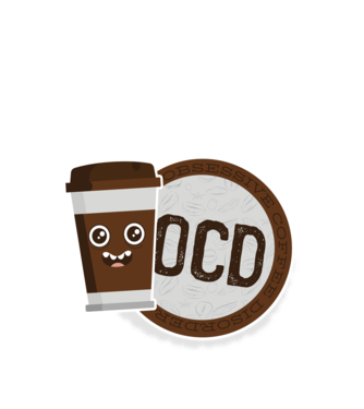 Cafea Dragoste și dependență model negru pe tricou