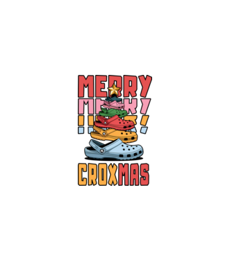 Merry Croxmas  model negru pe tricou