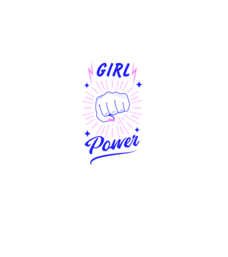 Girl Power Ziua Femeii model alb pe tricou