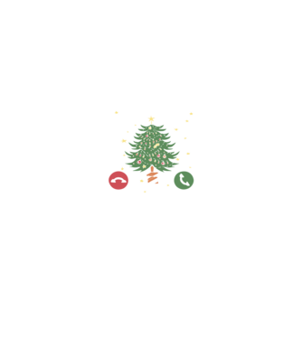 Christmas is calling model albastru jeanși pe tricou