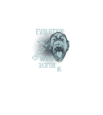Evolution - Very gradual change model negru pe tricou