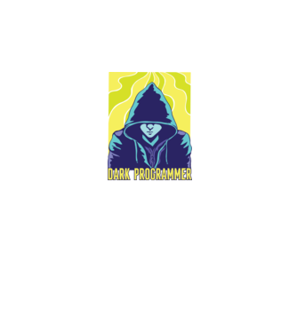 Dark Programmer model negru pe tricou