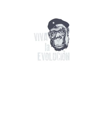 Viva La Evolucion model roșu pe tricou
