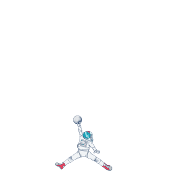 Air Astronaut tricou astronaut model alb pe tricou
