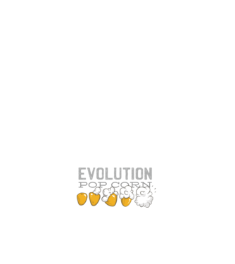 Evoluție Popcorn model negru pe tricou