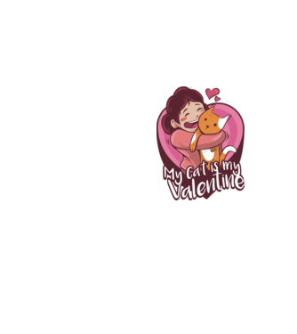 'Pisica mea este dragostea mea Tricou drăguț pentru Valentine''s Day' model galben neon pe tricou