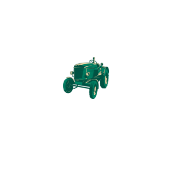 Tractor vechi model gri pe tricou
