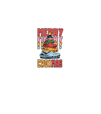 Merry Croxmas  model negru pe tricou
