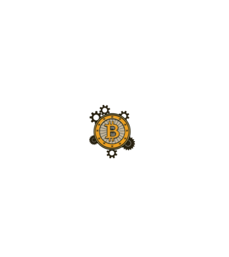 Mecanică Bitcoin model gri pe tricou