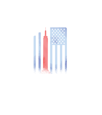 Usa Empire State Building model alb pe tricou