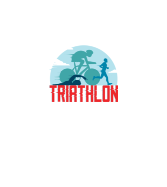 Triatlon Sport model gri pe tricou