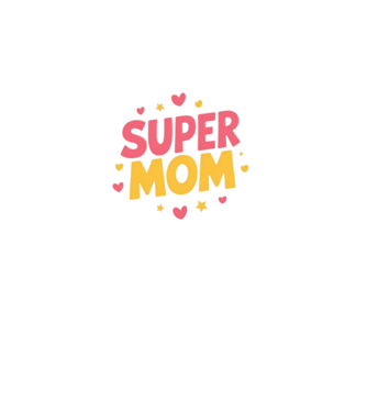 Super Mom Negru model negru pe tricou