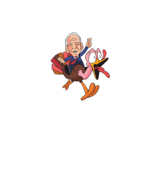 Biden Thanksgiving model negru pe tricou