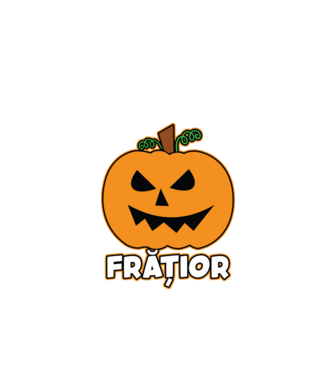 frățior model negru pe tricou