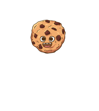 Cookie drăguț model turcoaz pe tricou