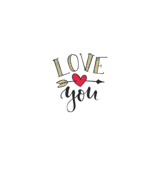 'Te iubesc tricou pentru Valentine''s Day' model alb pe tricou
