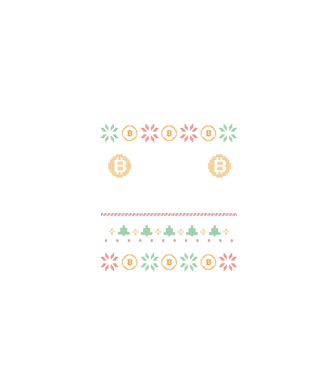 Buy the Dip Bitcoin Ugly Sweater model negru pe tricou