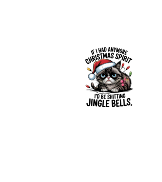 Christmas Spirit Grumpy Cat Alb model galben neon pe tricou