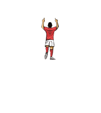 Fotbalist sărbătorind golul model gri pe tricou