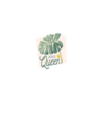 Plant Queen model gri pe tricou