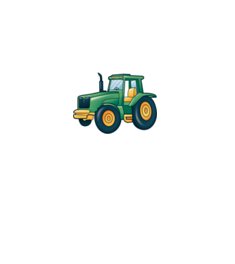 Desen Tractor model nisipiu pe tricou