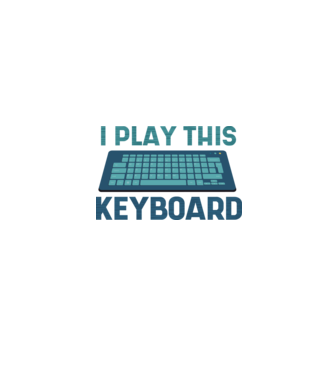 Tastatura Gamer model alb pe tricou