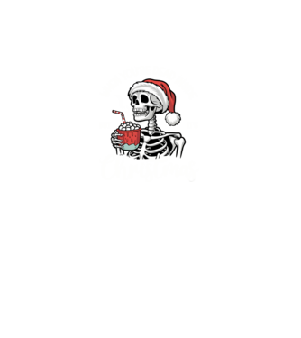 Dead inside, but it's christmas Negru model negru pe tricou