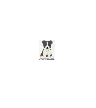 Border Collie Mamă model negru pe tricou
