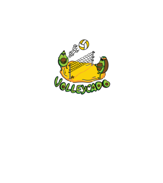 Avocado Volei model roz pe tricou