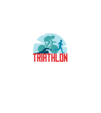 Triatlon Sport model turcoaz pe tricou