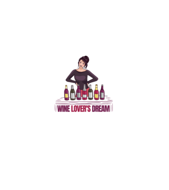 Degustare de vinuri model liliachiu pe tricou