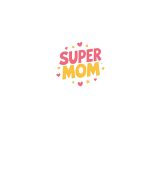 Super Mom Negru model negru pe tricou