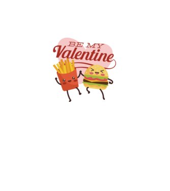 Be my Valentine - Fii dragostea mea tricou pentru Valentine s Day model alb pe tricou