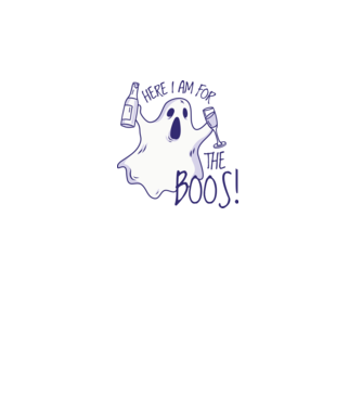 Here I am for the Boos model turcoaz pe tricou
