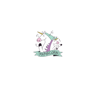 Mamacorn model roz deschis pe tricou