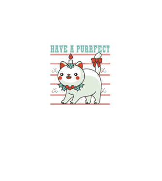 Have a Purrfect Christmas model  pe tricou