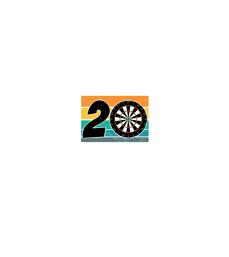 'I''m not 20 I''m double 10 darts birthday' model negru pe tricou