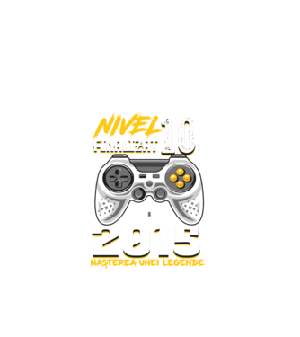 Nivel Finalizat 10  2015 model negru pe tricou