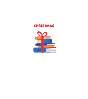 All I want for Christmas is Books tricou cu cărți model negru pe tricou