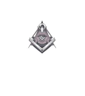 Masoni Illuminati model albastru regal pe tricou