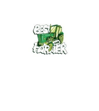 Best Farmer Ever cu Tractor model negru pe tricou