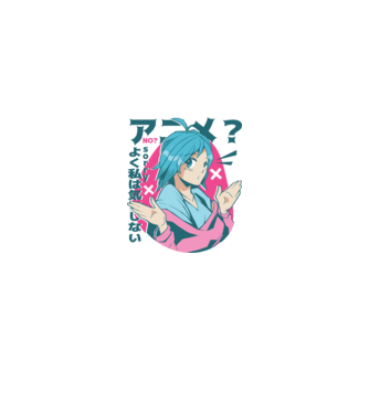 Tricou Anime model alb pe tricou