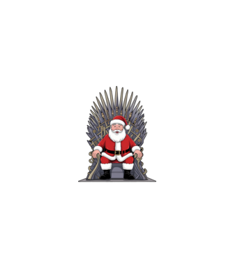 Christmas is Coming Negru model negru pe tricou