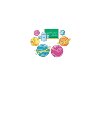Învățarea planetelor model negru pe tricou
