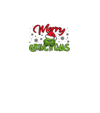 Merry Grinchymas - Grinch model albastru închis pe tricou