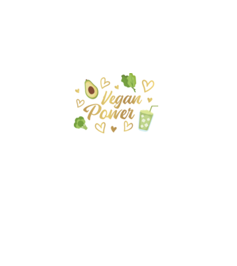 Vegan Power tricou vegan model verde pe tricou